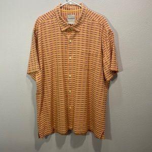 Tommy BAHAMA short sleeve button down orange
